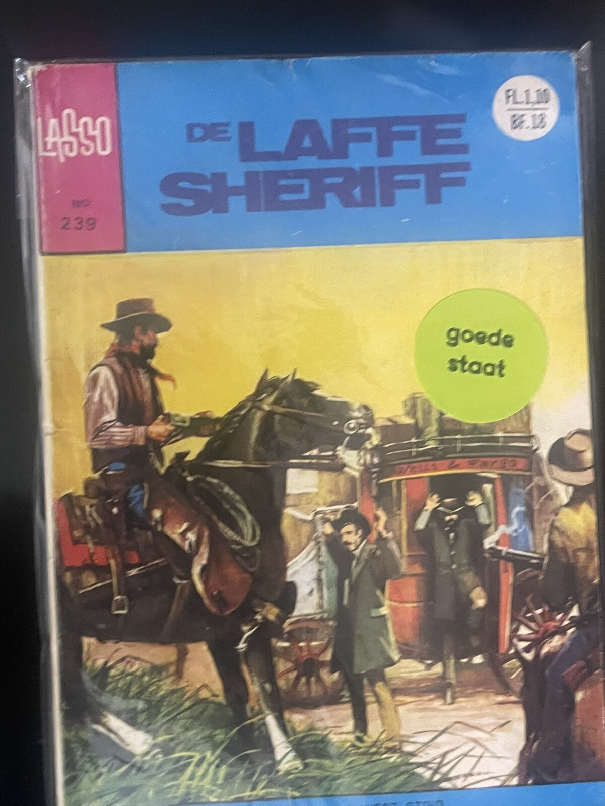 Cover van De laffe sheriff