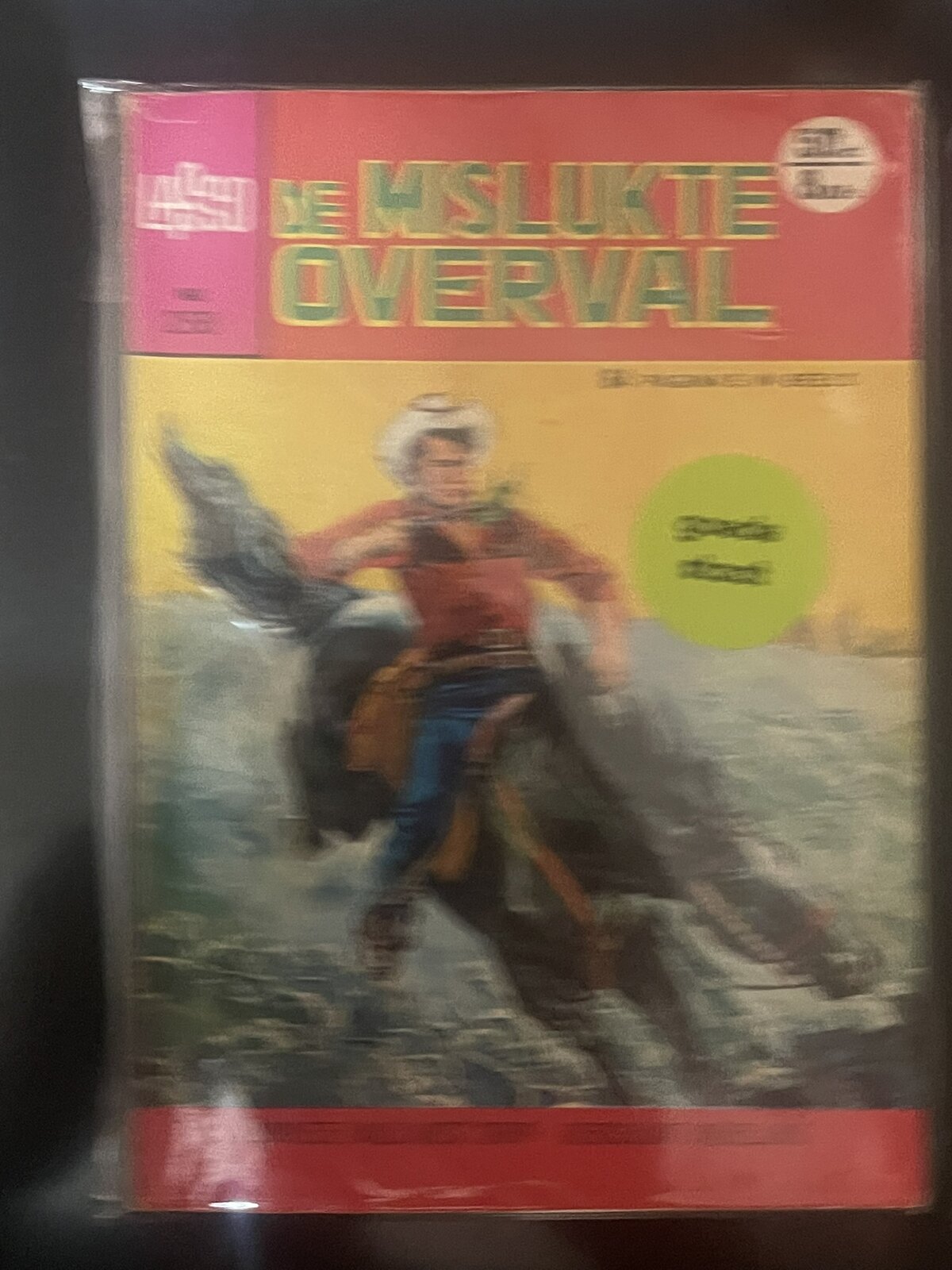 Cover van De mislukte overval