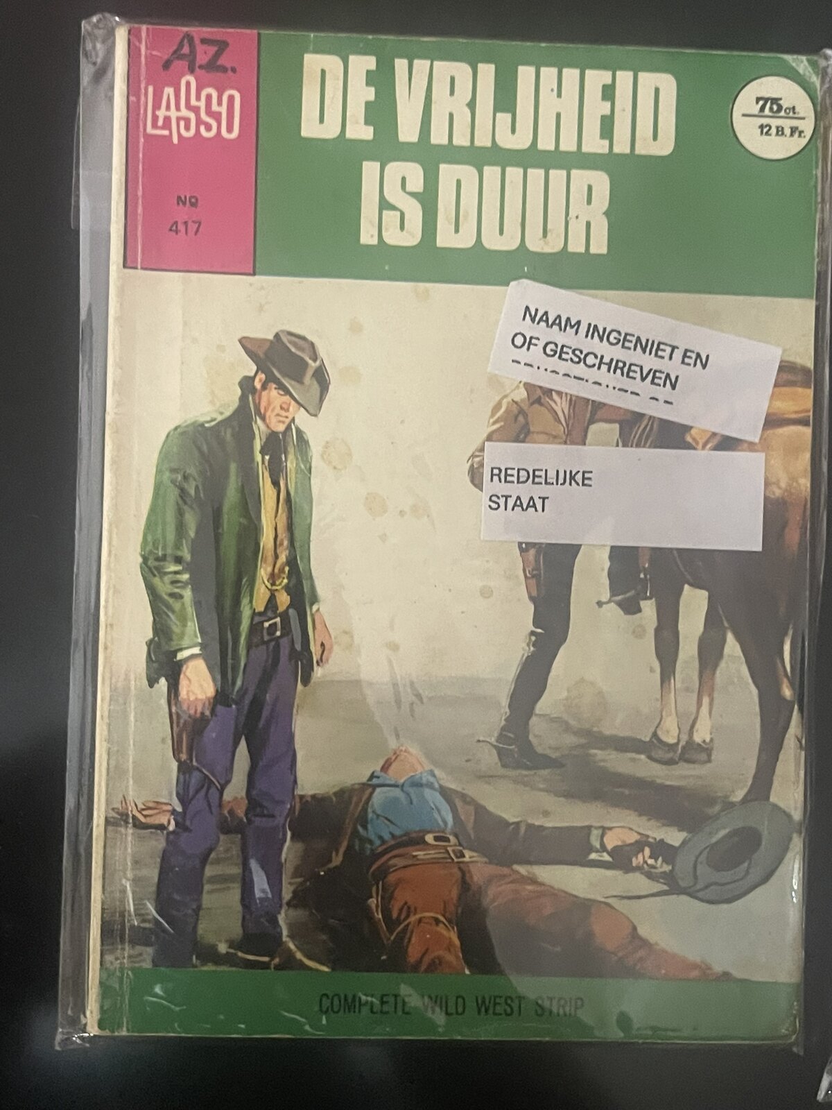 Cover van De vrijheid is duur