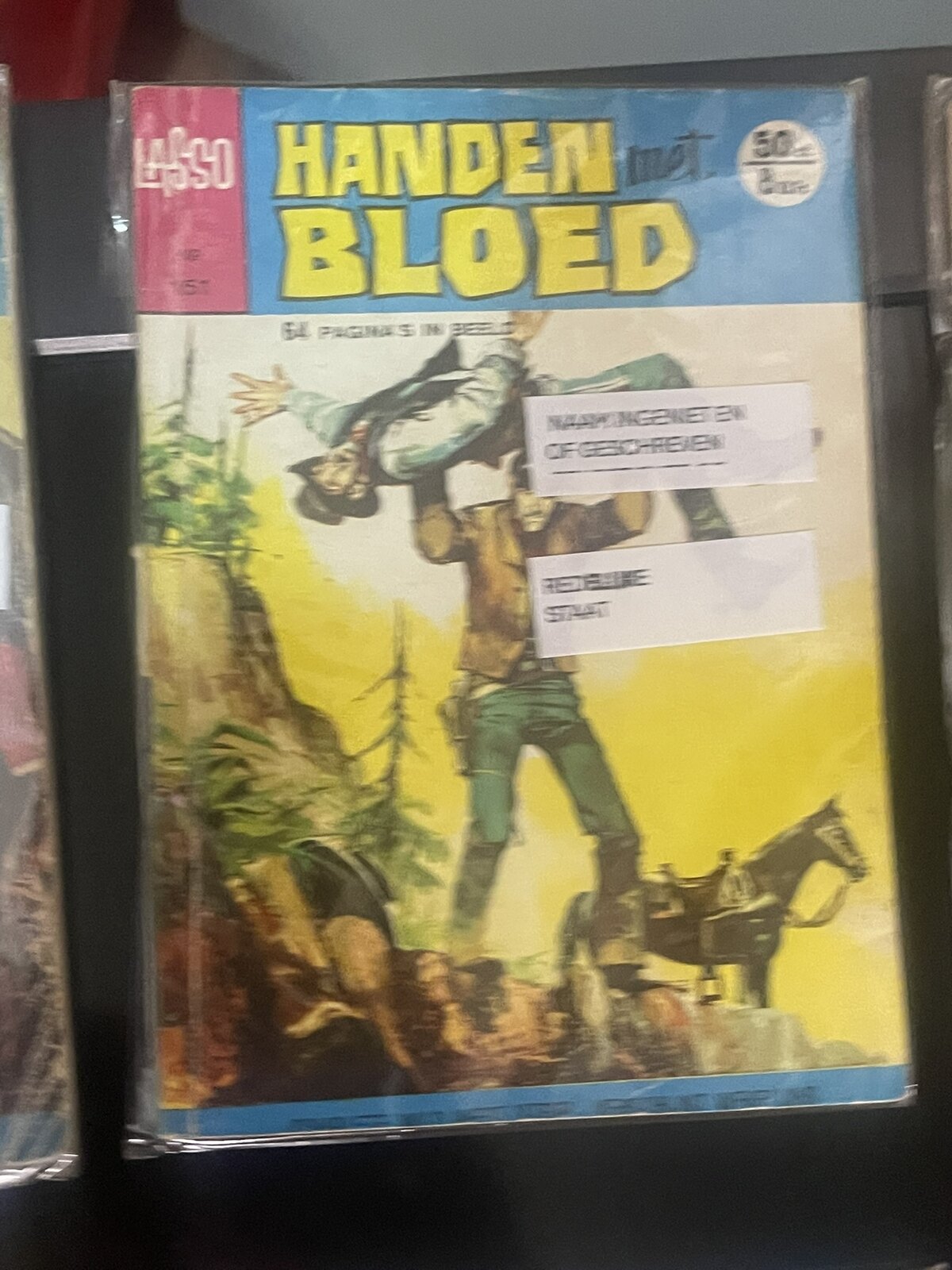 Cover van Handen met bloed