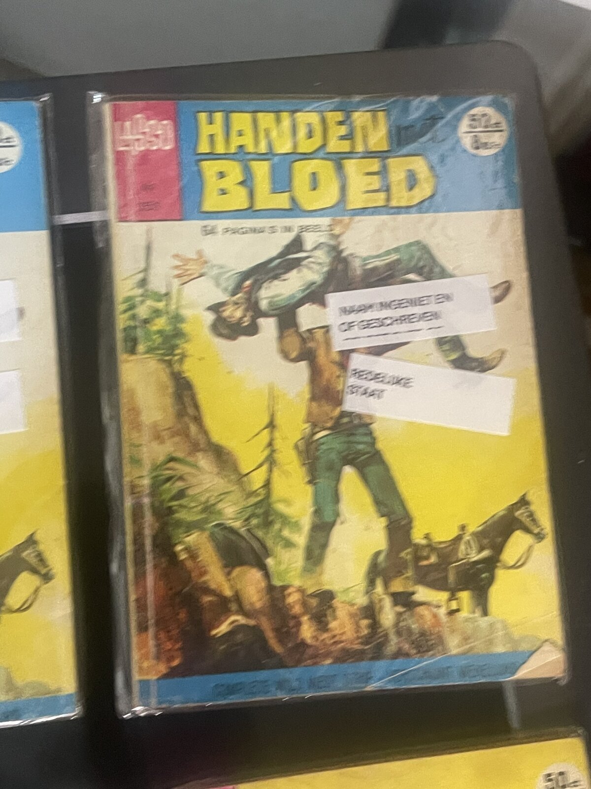 Cover van Handen met bloed