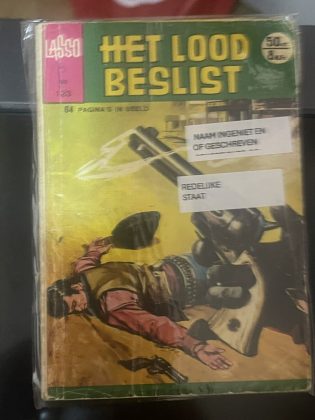 Cover van Het lood beslist