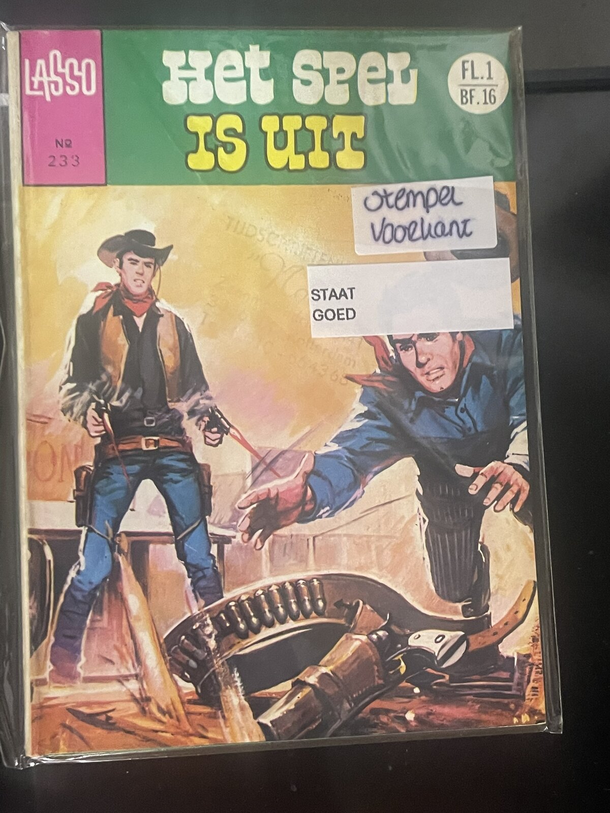Cover van Het spel is uit