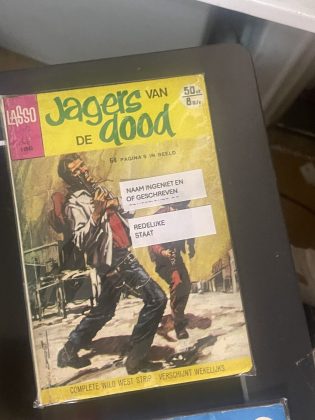 Cover van Jagers van de dood