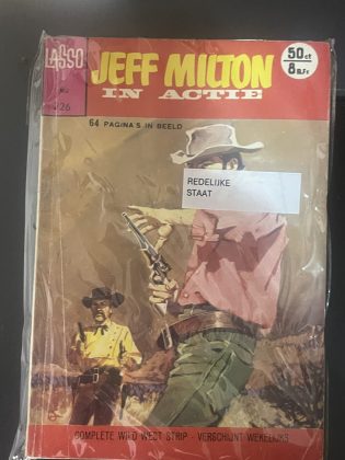 Cover van Jeff Milton in actie