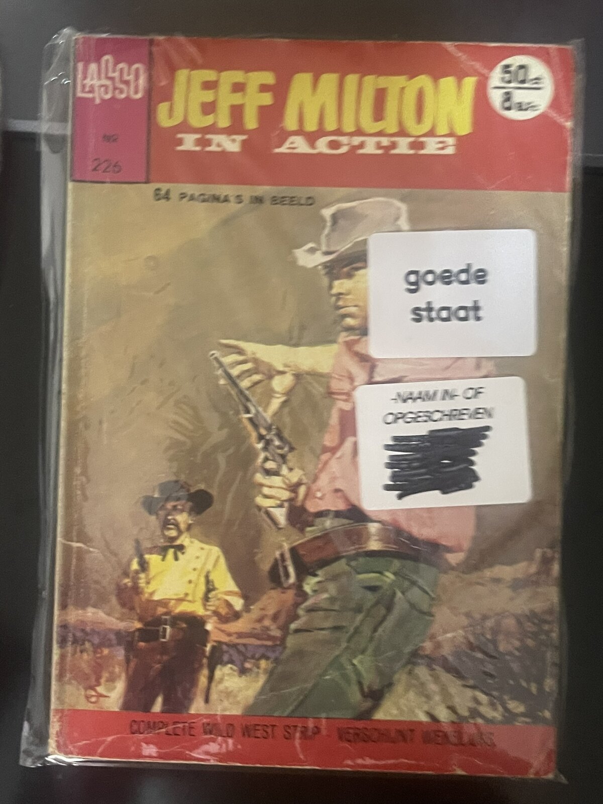Cover van Jeff Milton in actie