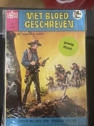 Cover van Met bloed geschreven
