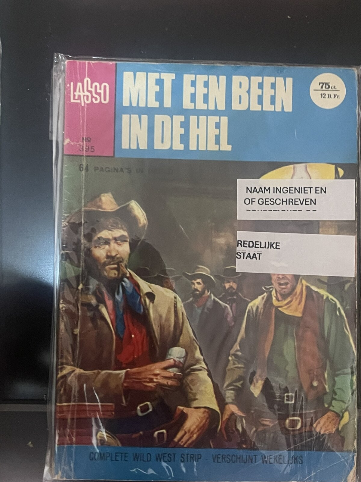 Cover van Met een been in de hel