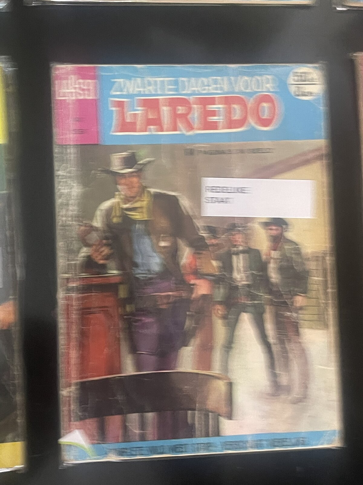Cover van Zwarte dagen voor Laredo