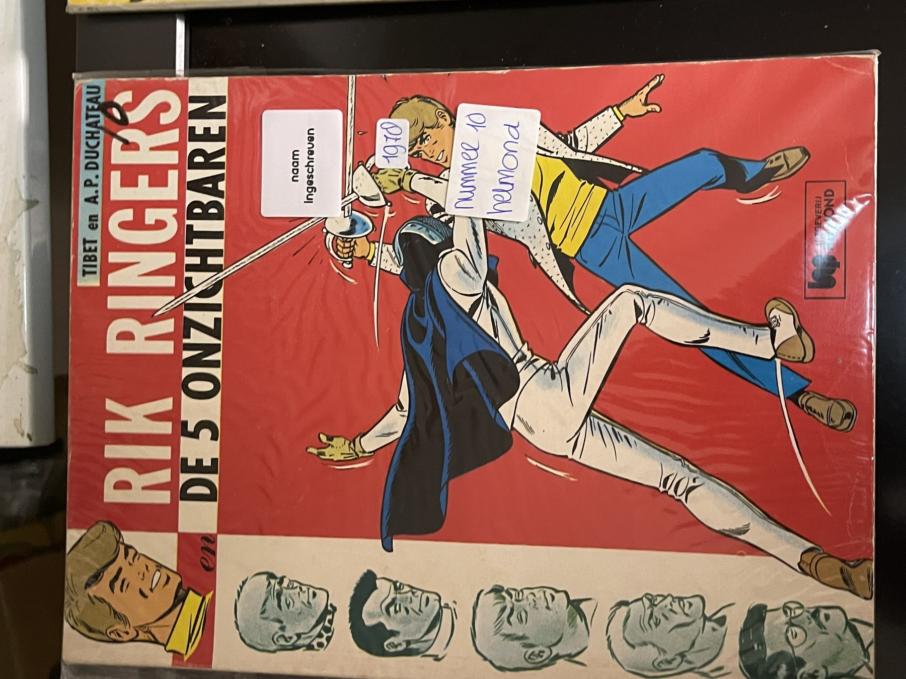 Cover van Rik Ringers en de 5 onzichtbaren