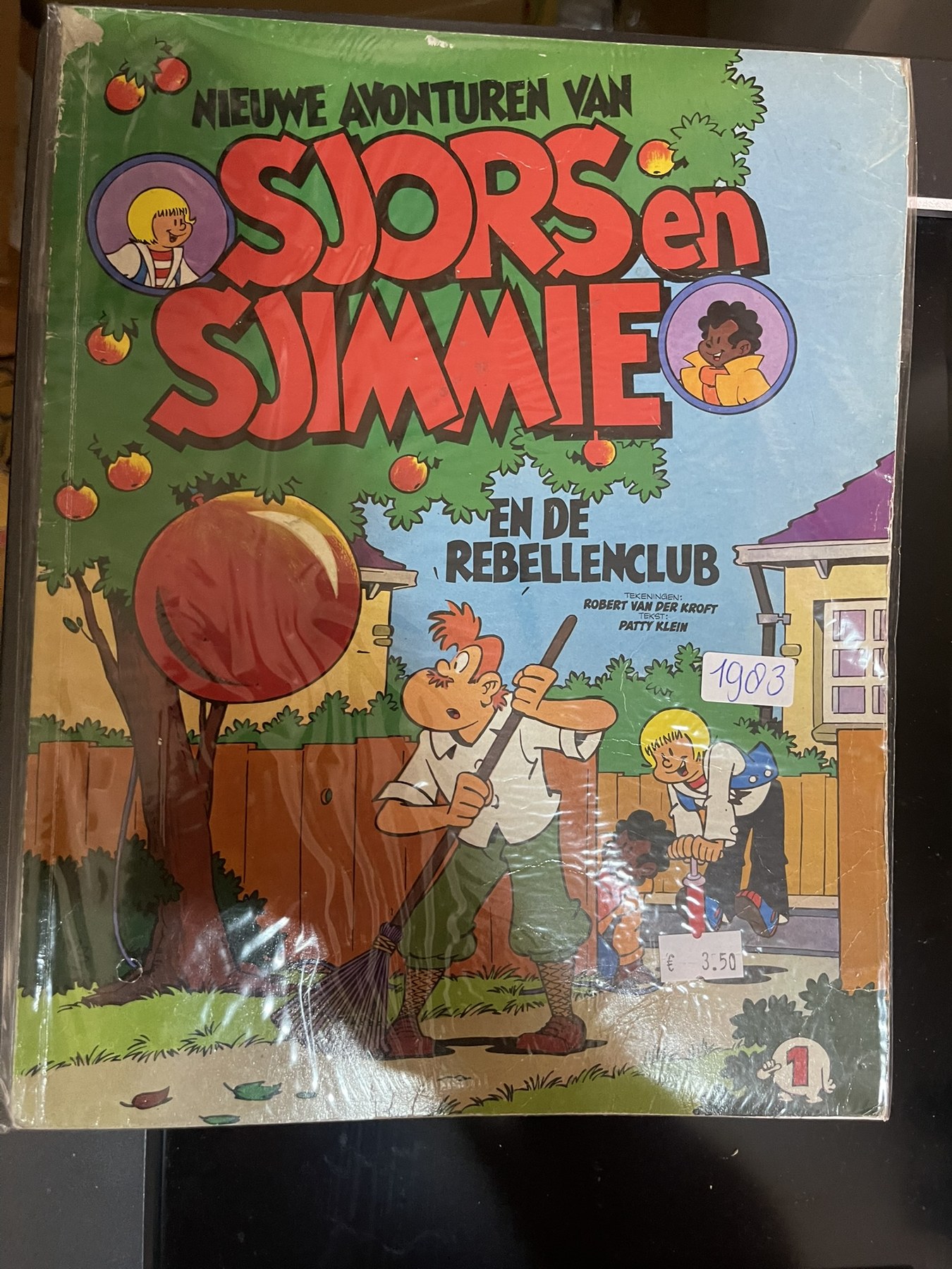 Cover van Nieuwe avonturen van Sjors en Sjimmie en de Rebellenclub