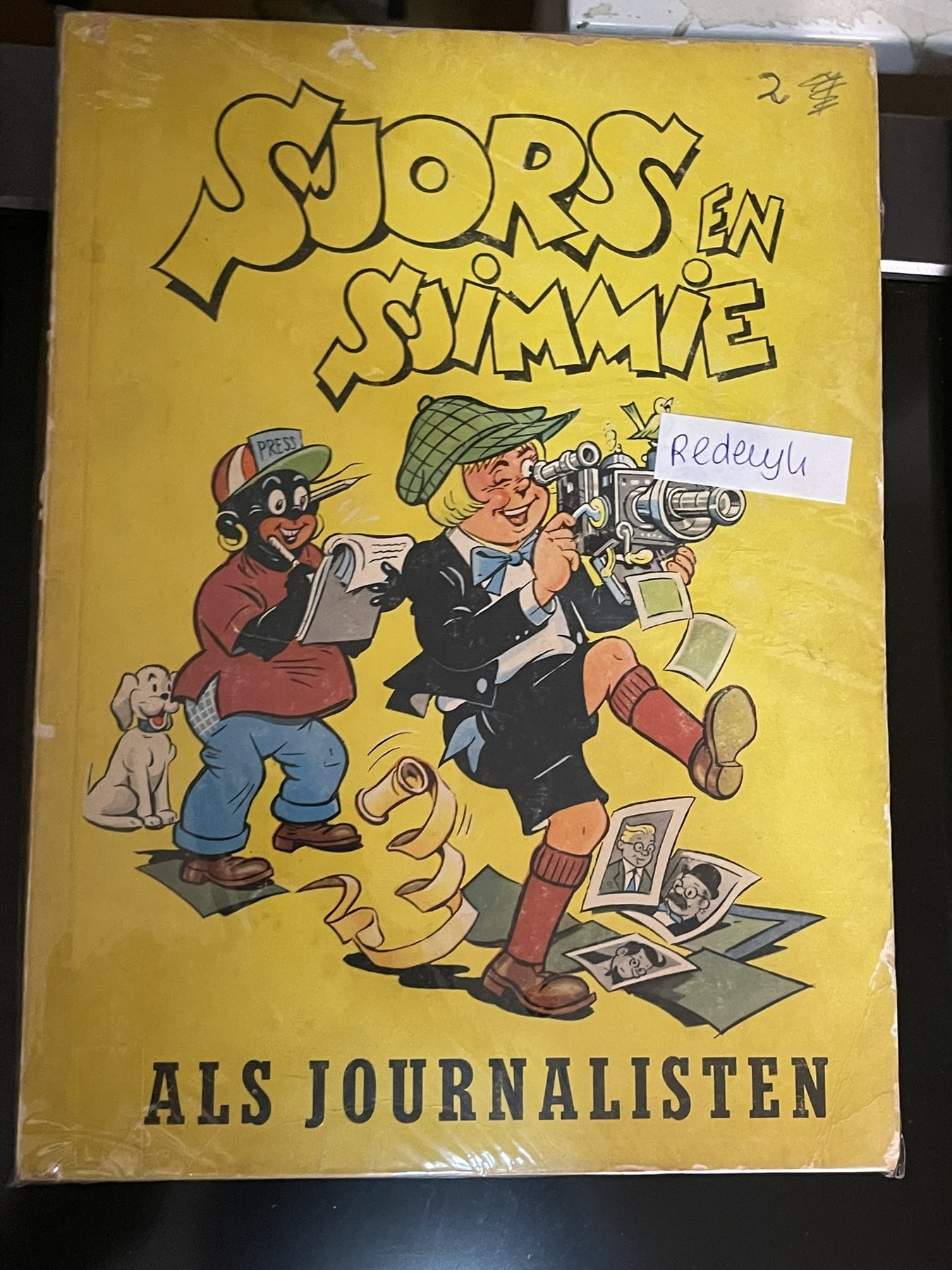 Cover van Sjors en Sjimmie als journalisten