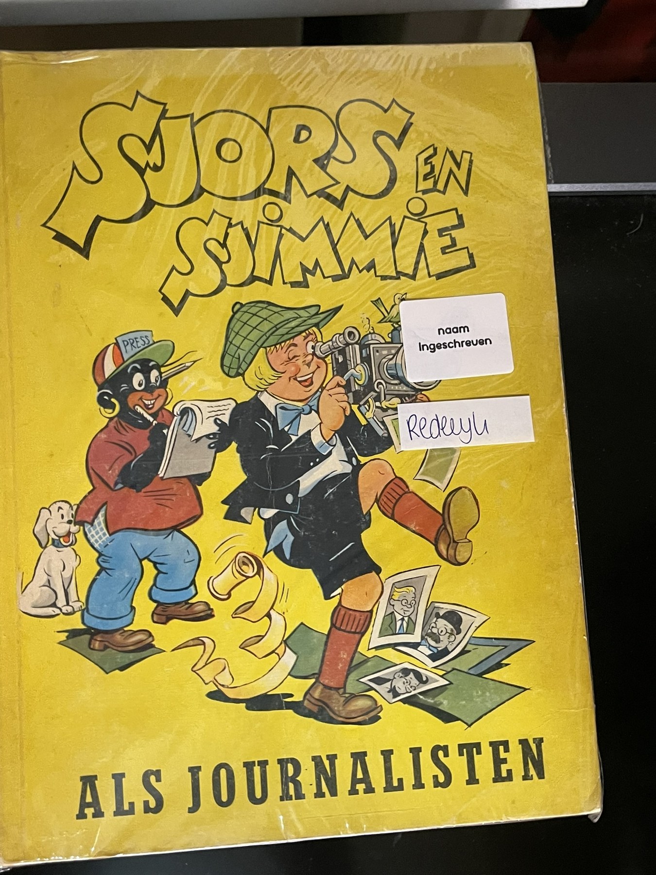 Cover van Sjors en Sjimmie als journalisten