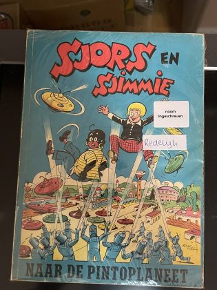 Cover van Sjors en Sjimmie naar de Pintoplaneet