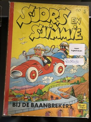 Cover van Sjors en Sjimmie bij de baanbrekers