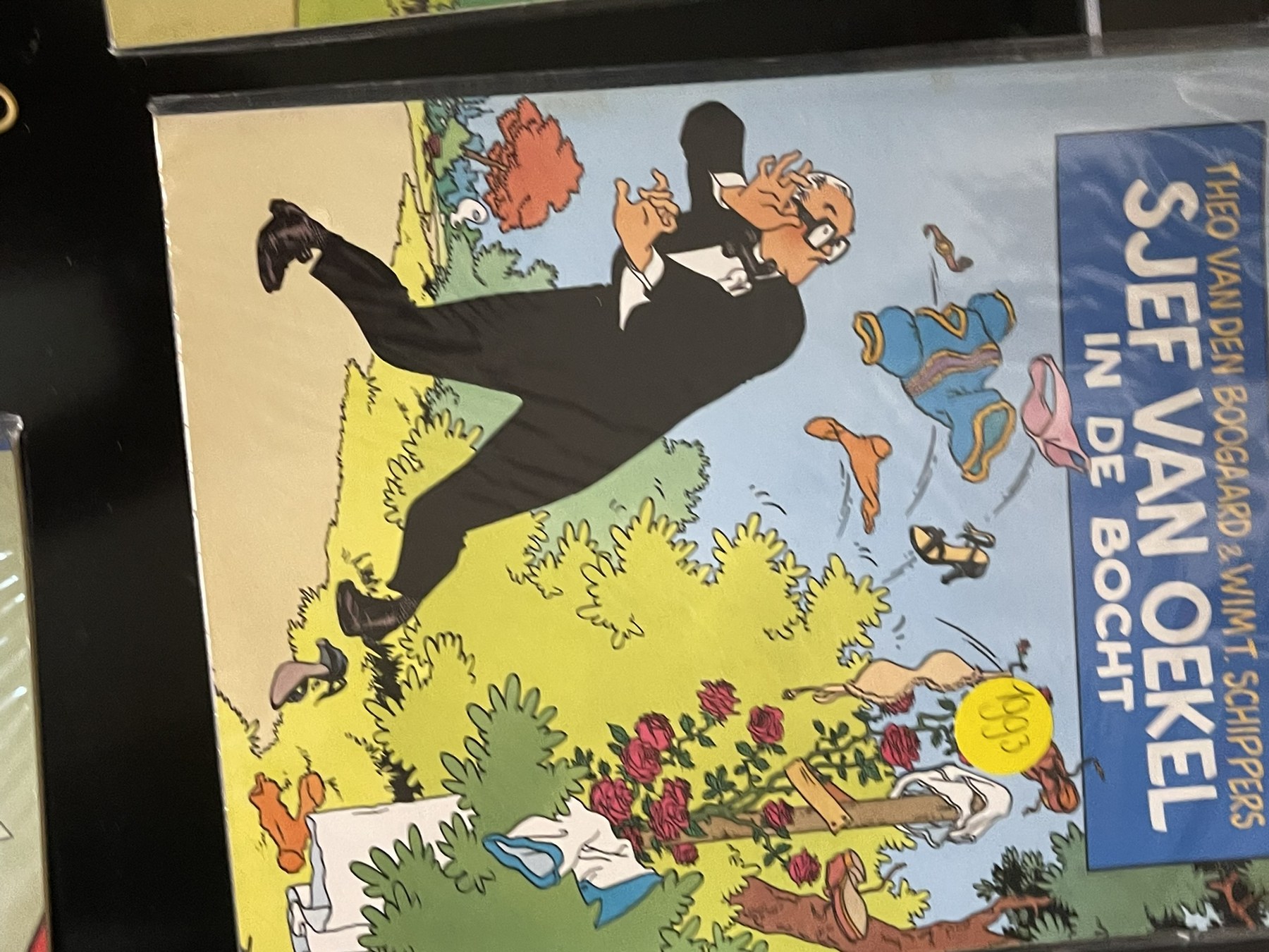 Cover van Sjef van Oekel in de bocht