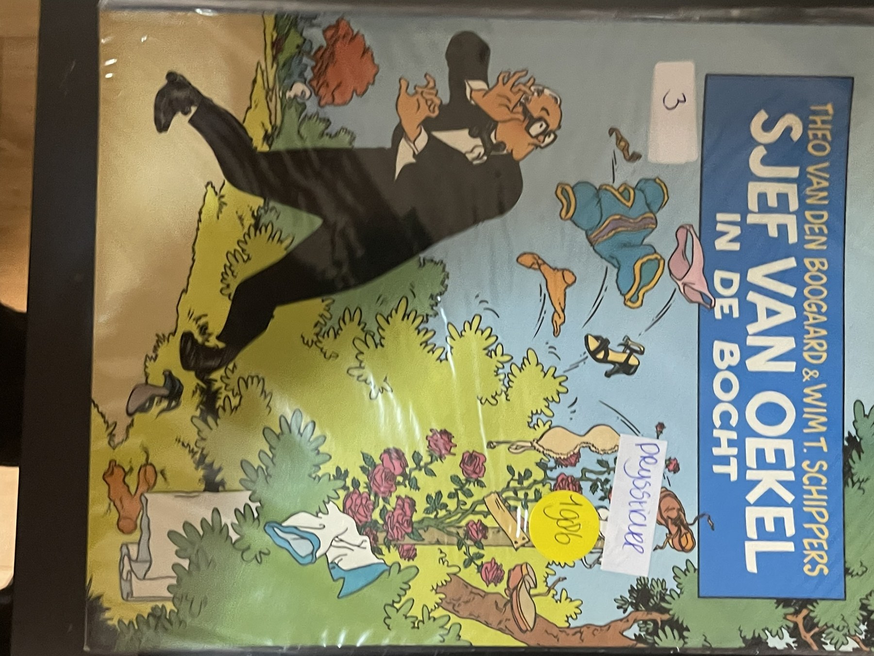 Cover van Sjef van Oekel in de bocht