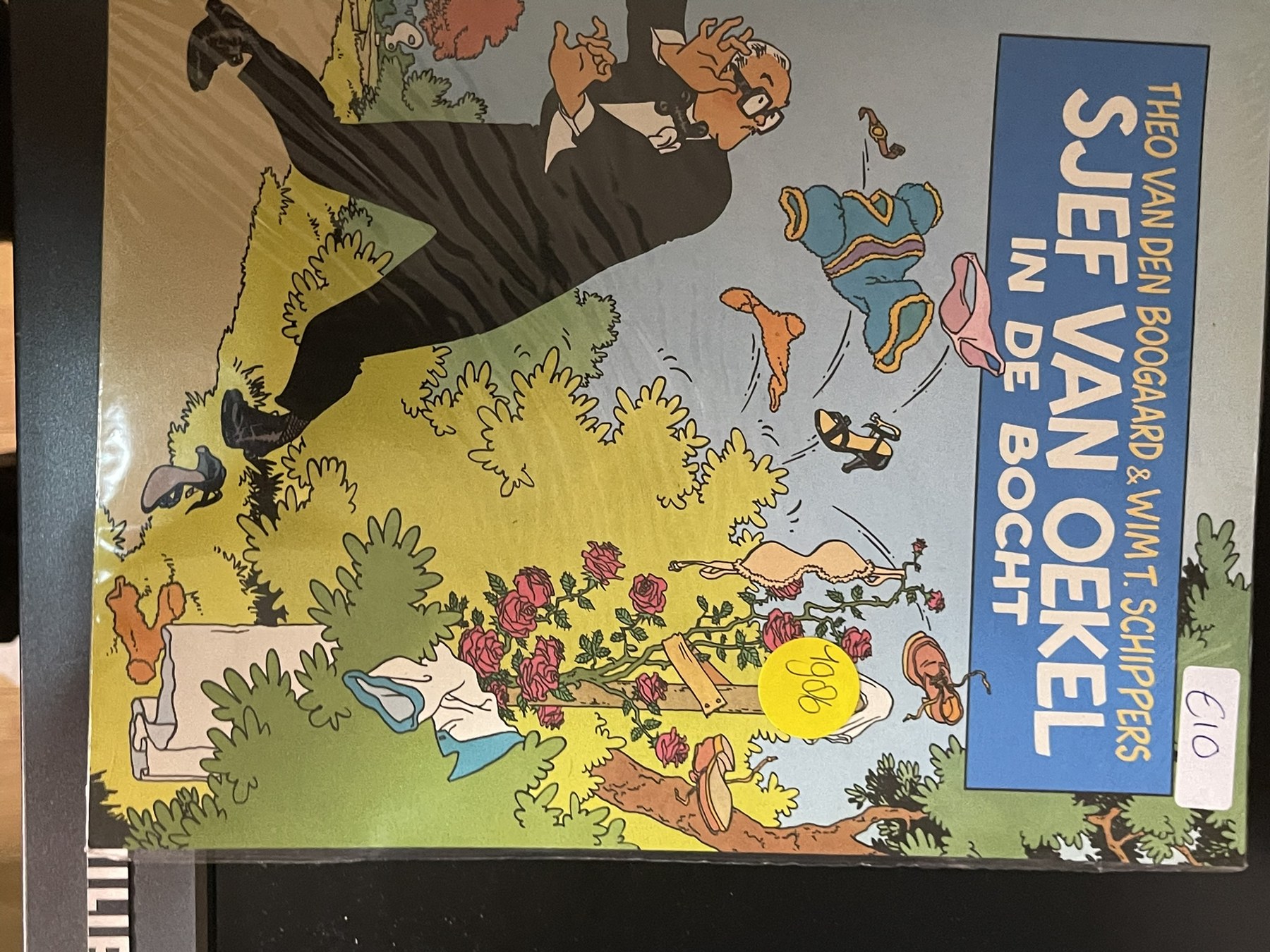 Cover van Sjef van Oekel in de bocht