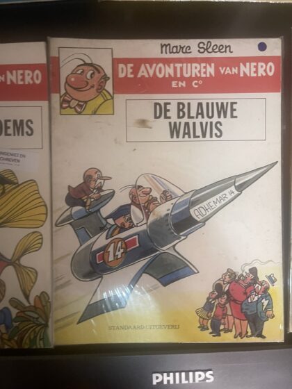 Cover van De blauwe walvis