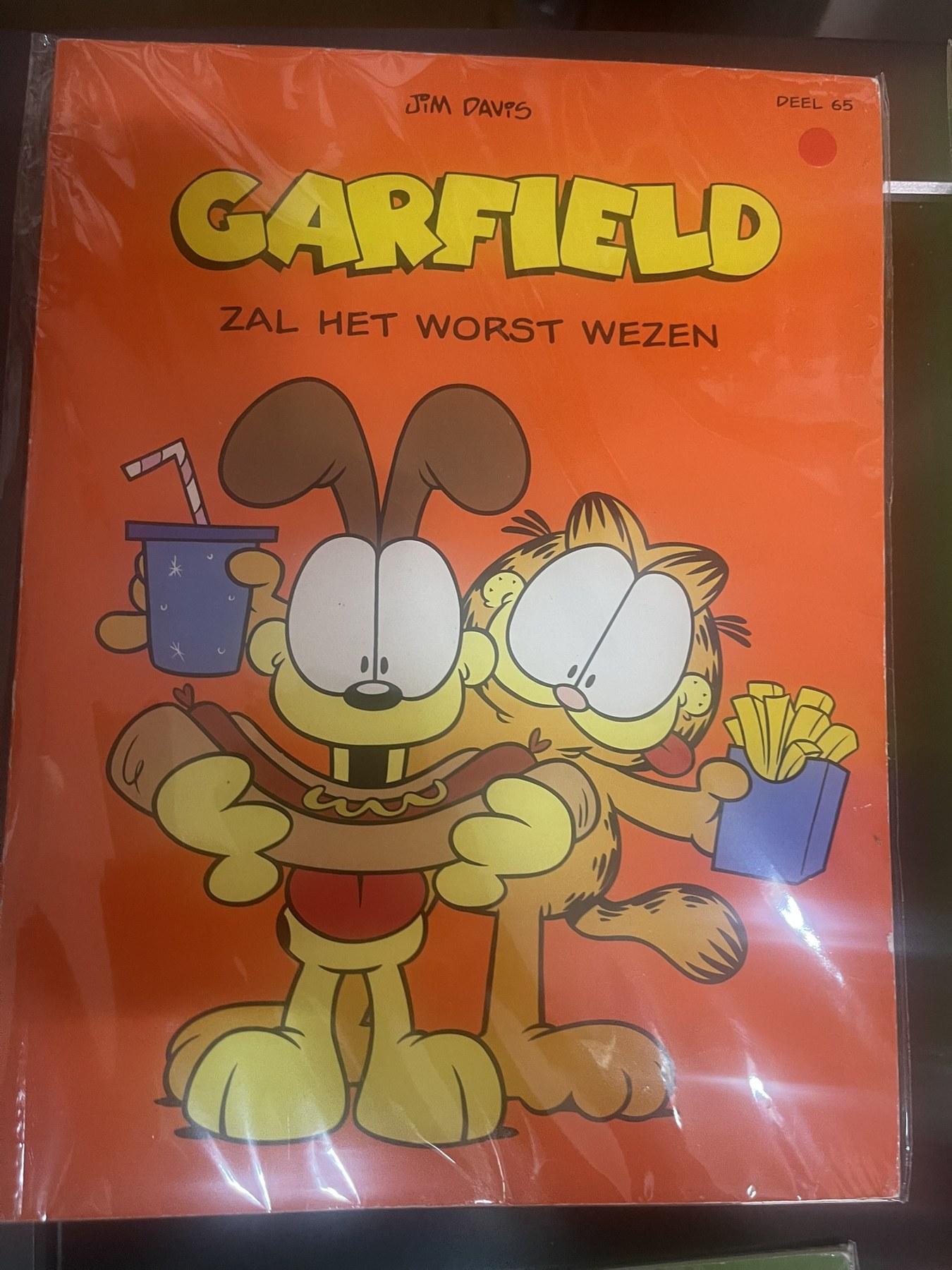 Cover van Garfield zal het worst wezen