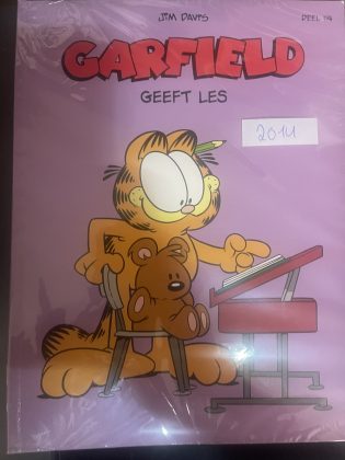 Cover van Garfield geeft les