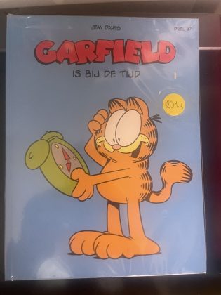 Cover van Garfield is bij de tijd
