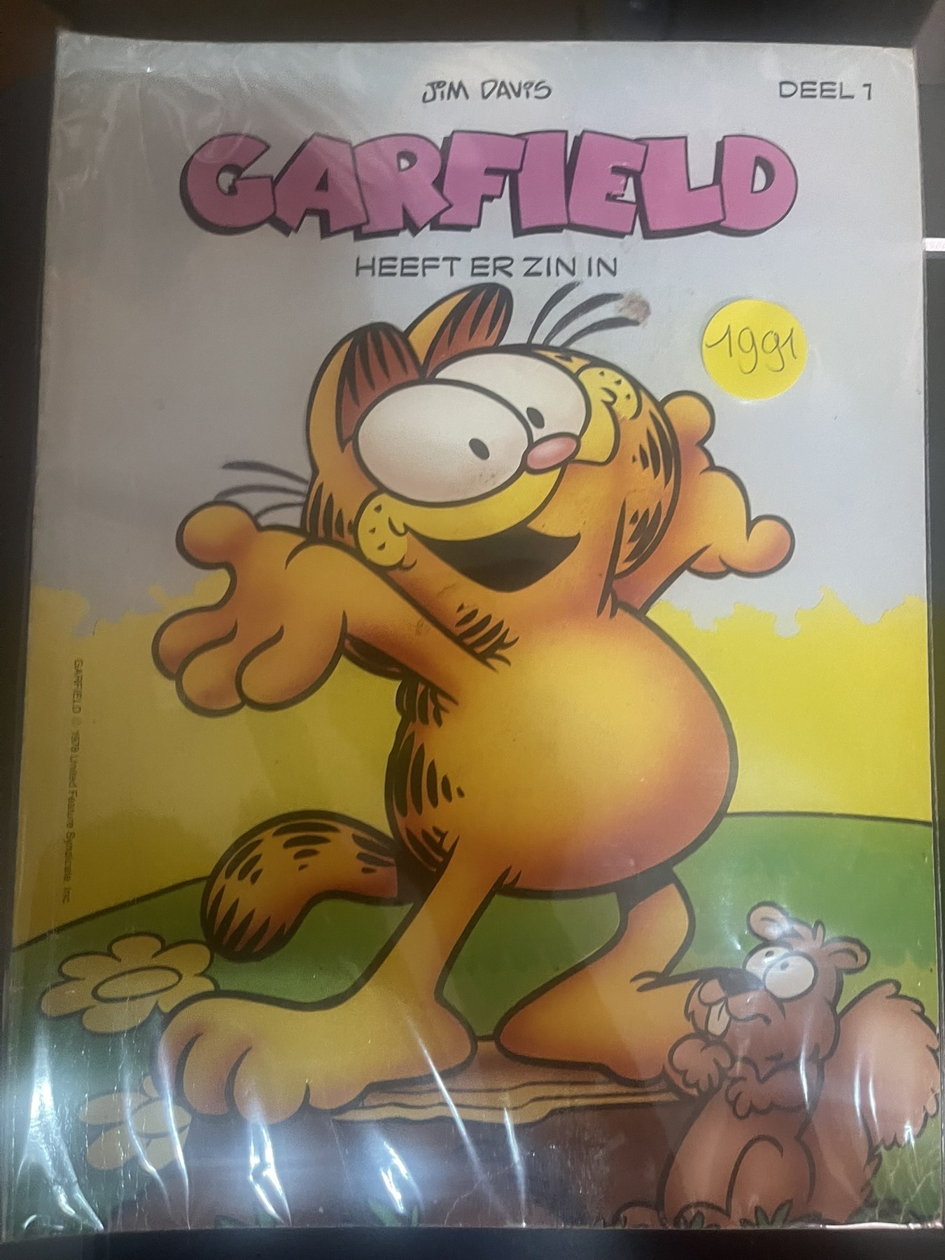 Cover van Garfield heeft er zin in