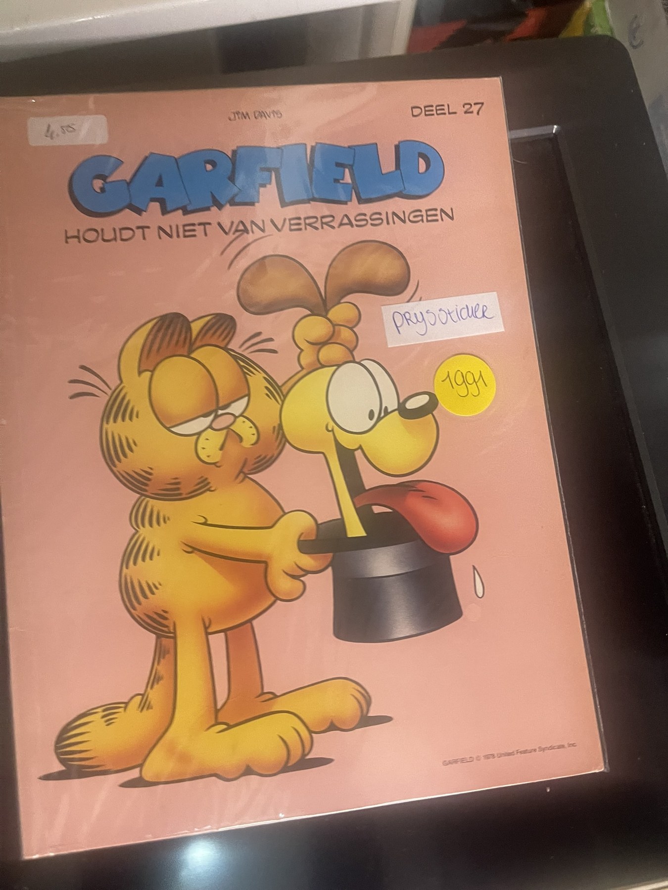 Cover van Garfield houdt niet van verrassingen