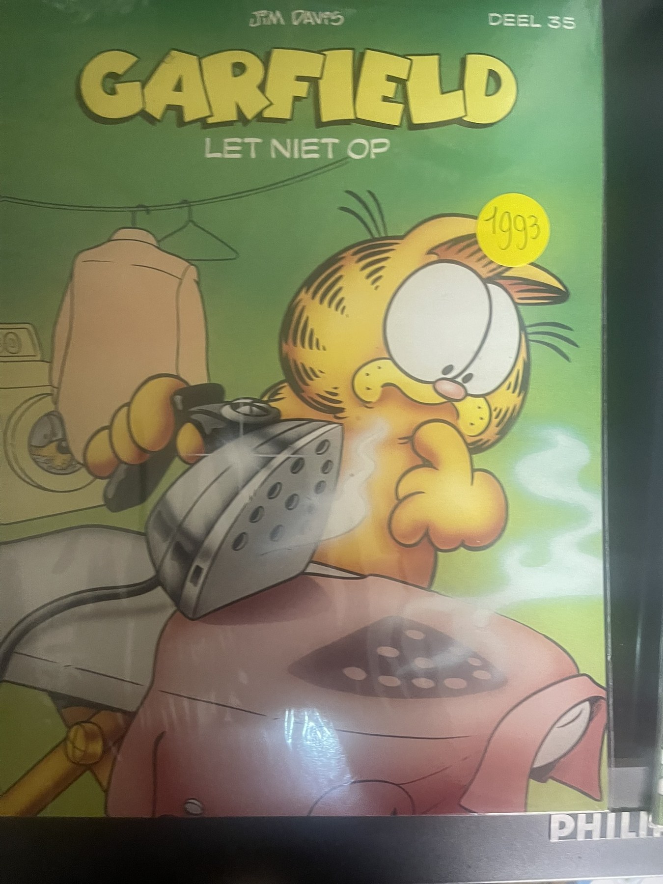 Cover van Garfield let niet op