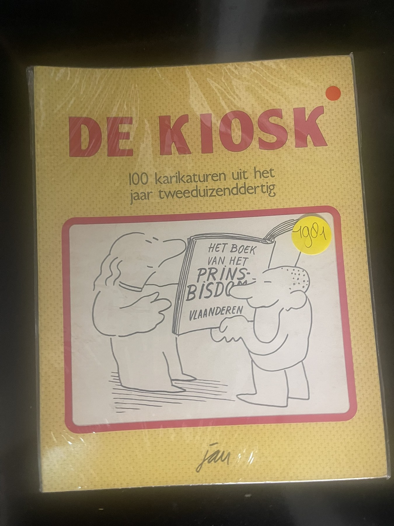 Cover van De kiosk - 100 karikaturen uit het jaar tweeduizenddertig