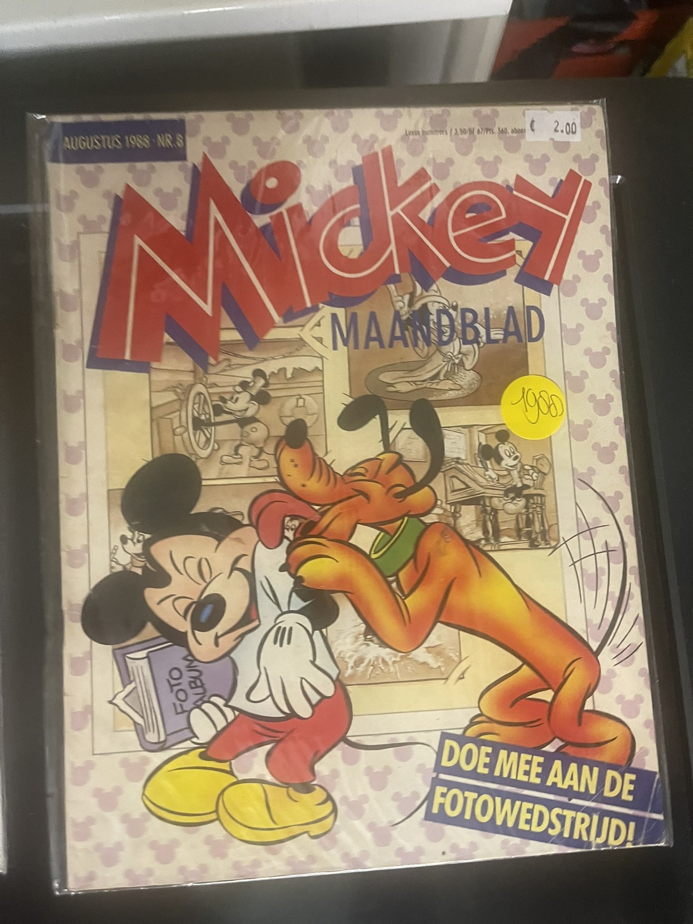 Cover van Mickey Maandblad 8