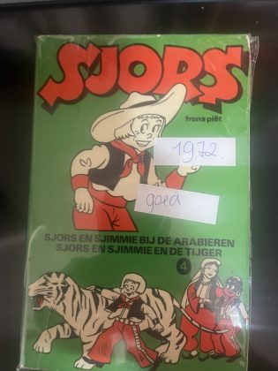 Cover van Sjors en Sjimmie bij de Arabieren + Sjors en Sjimmie en de tijger