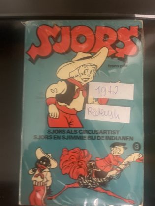 Cover van Sjors als circusartist + Sjors en Sjimmie bij de indianen