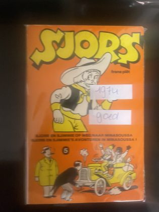 Cover van Sjors en Sjimmie op weg naar Minasoussa + Sjors en Sjimmie's avonturen in Minasoussa 1