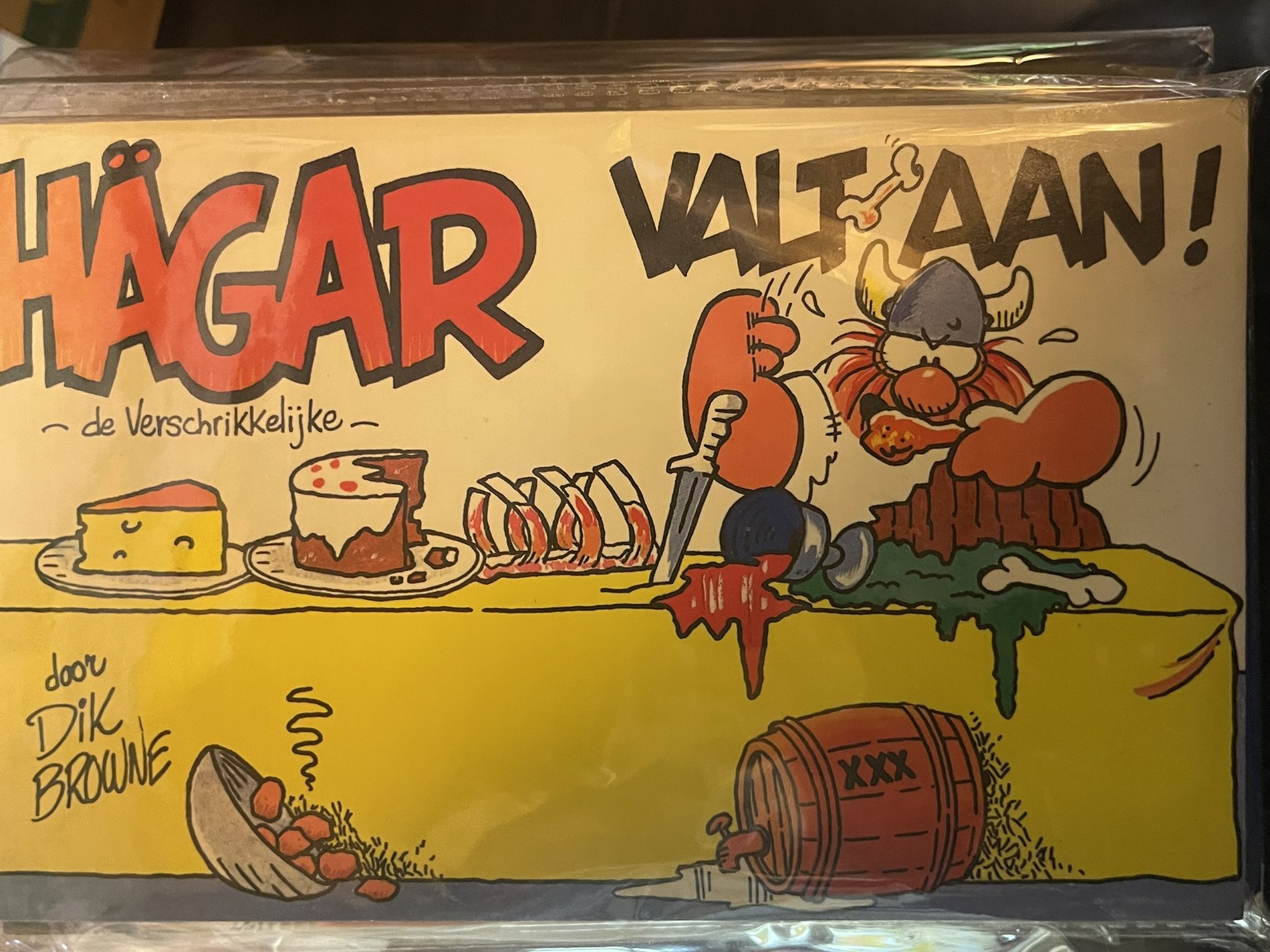 Cover van Hägar valt aan!