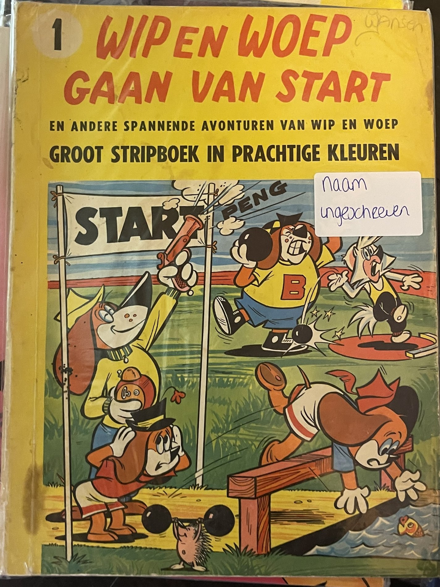 Cover van Wip en Woep gaan van start