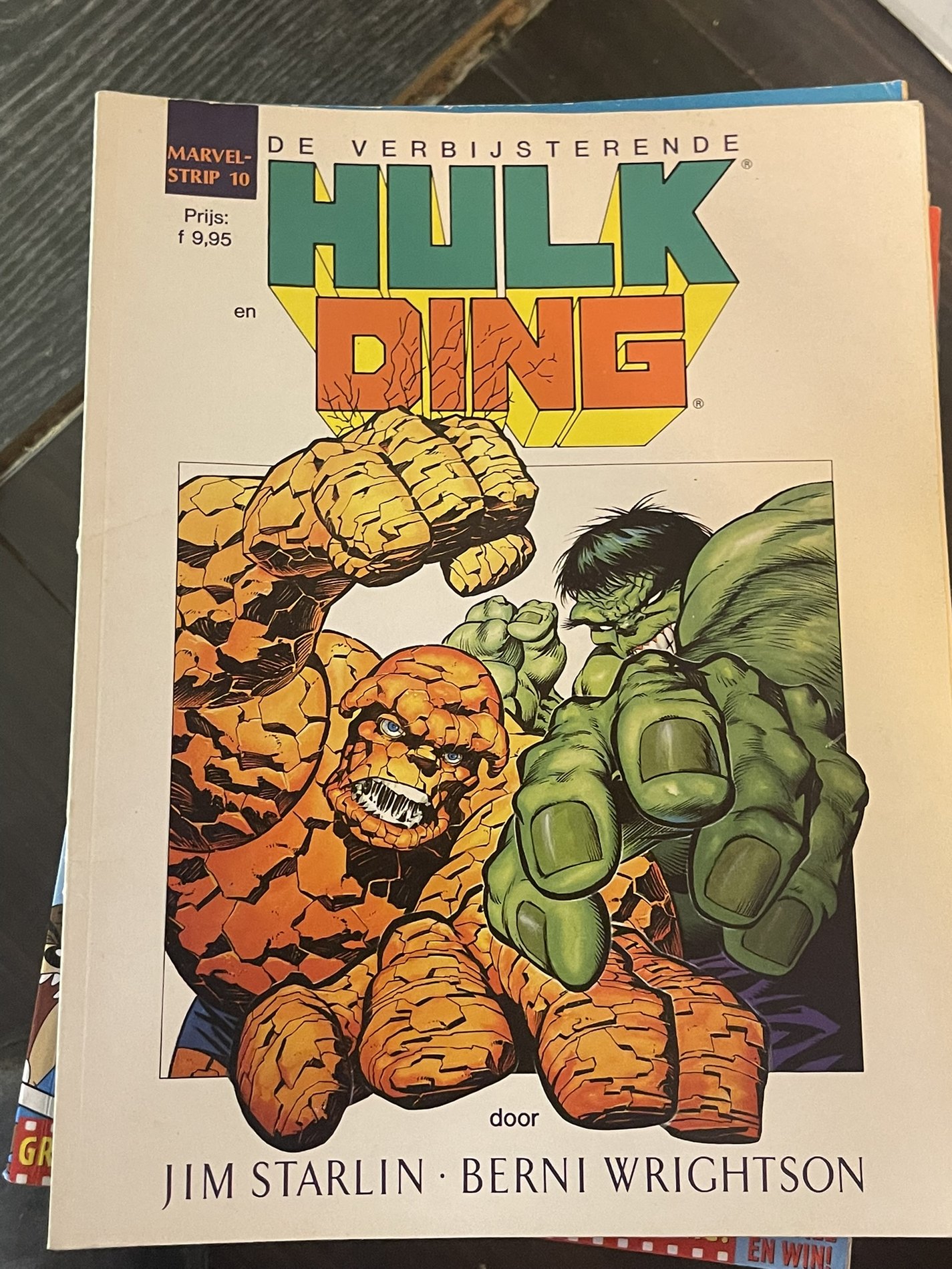 Cover van De verbijsterende Hulk en Ding