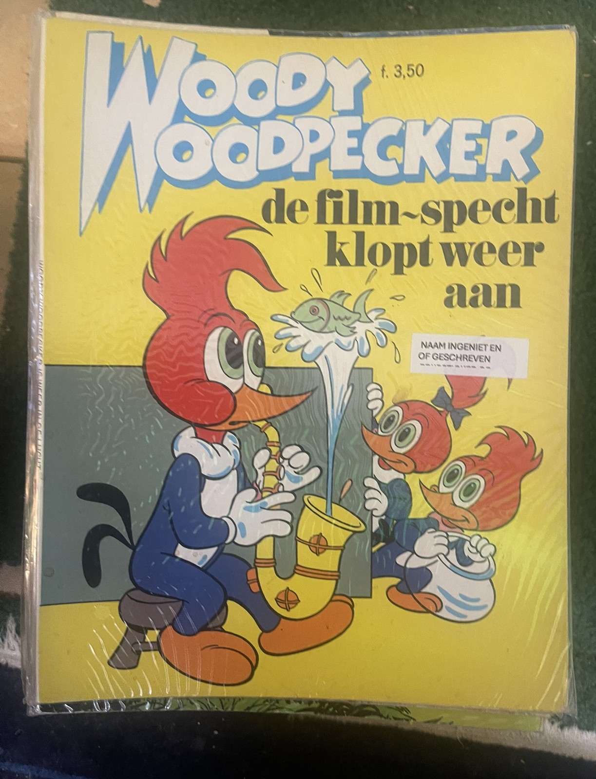 Cover van De film-specht klopt weer aan