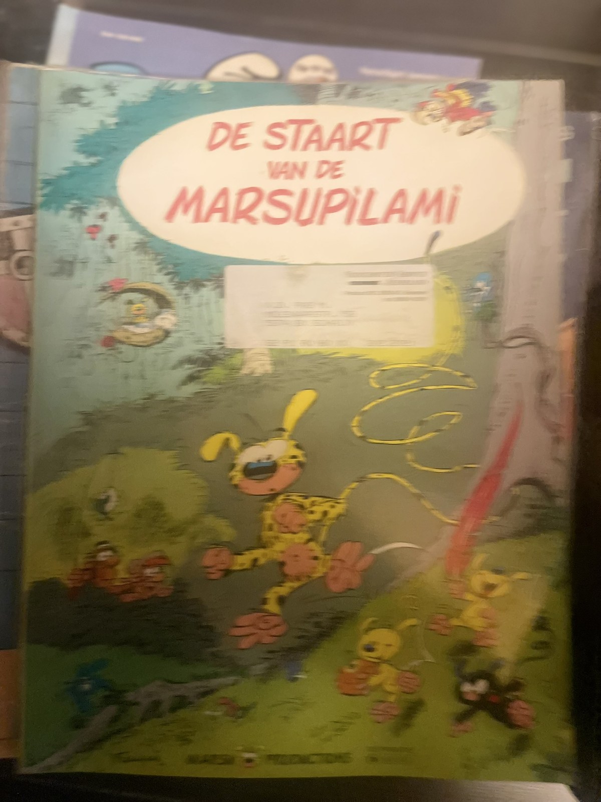 Cover van De staart van de Marsupilami
