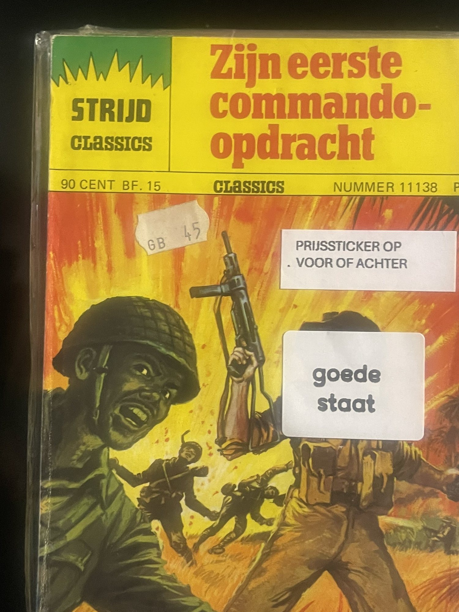 Cover van Zijn eerste commando-opdracht
