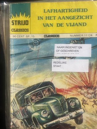 Cover van Lafhartigheid in het aangezicht van de vijand