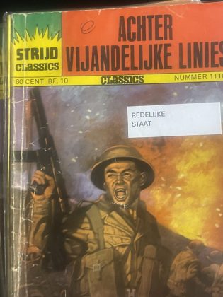 Cover van Achter vijandelijke linies