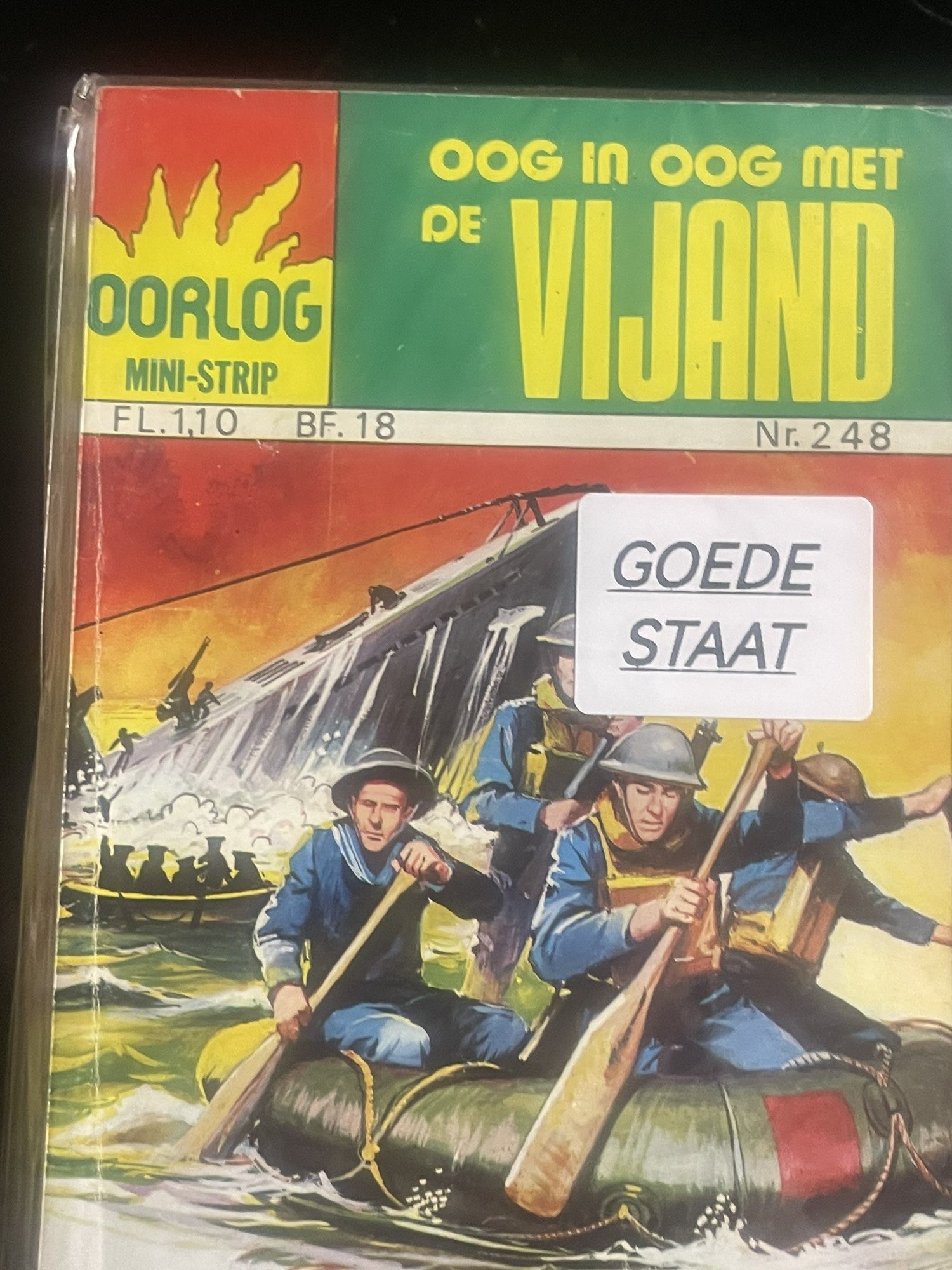 Cover van Oog in oog met de vijand