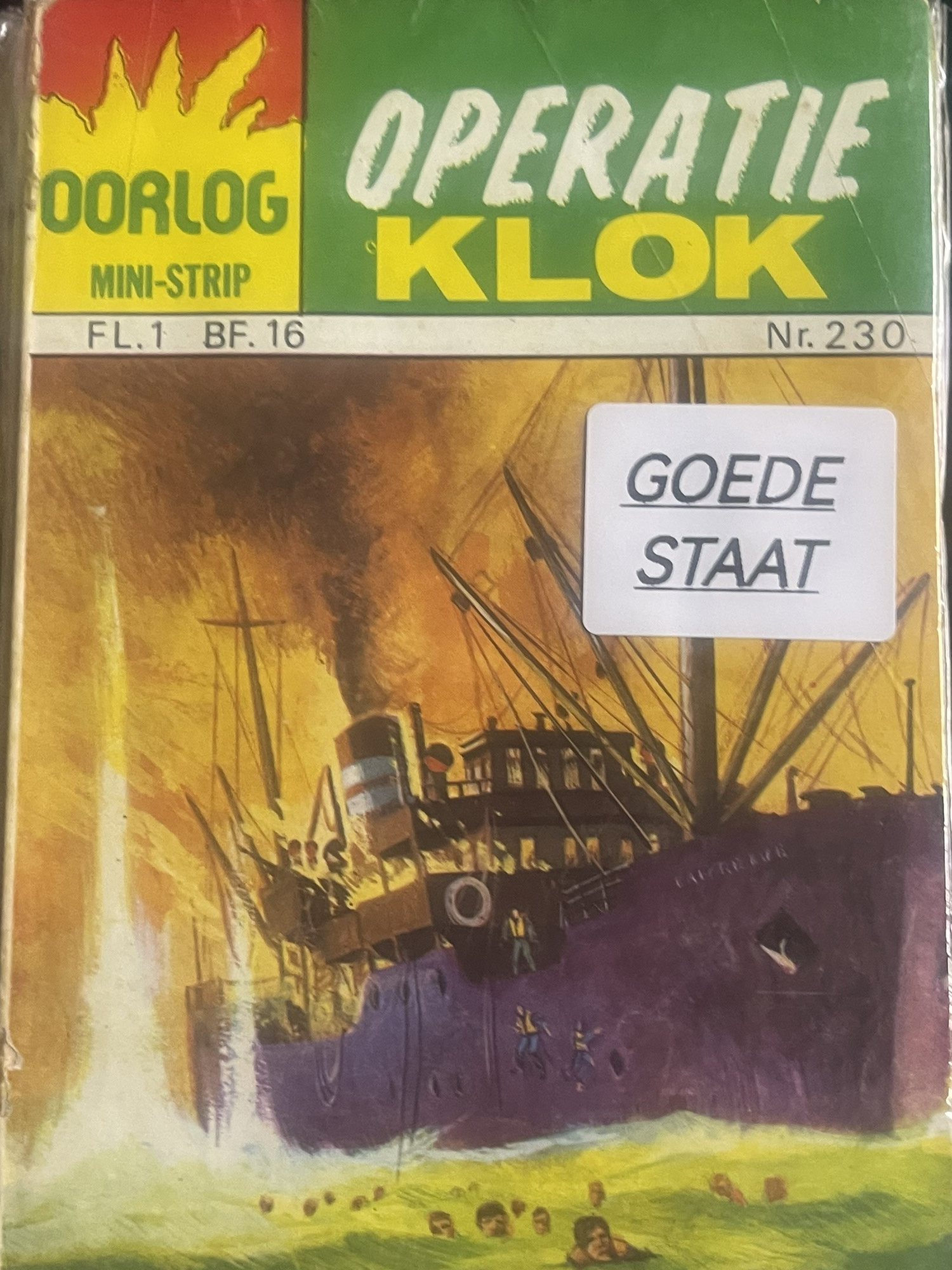 Cover van Operatie klok