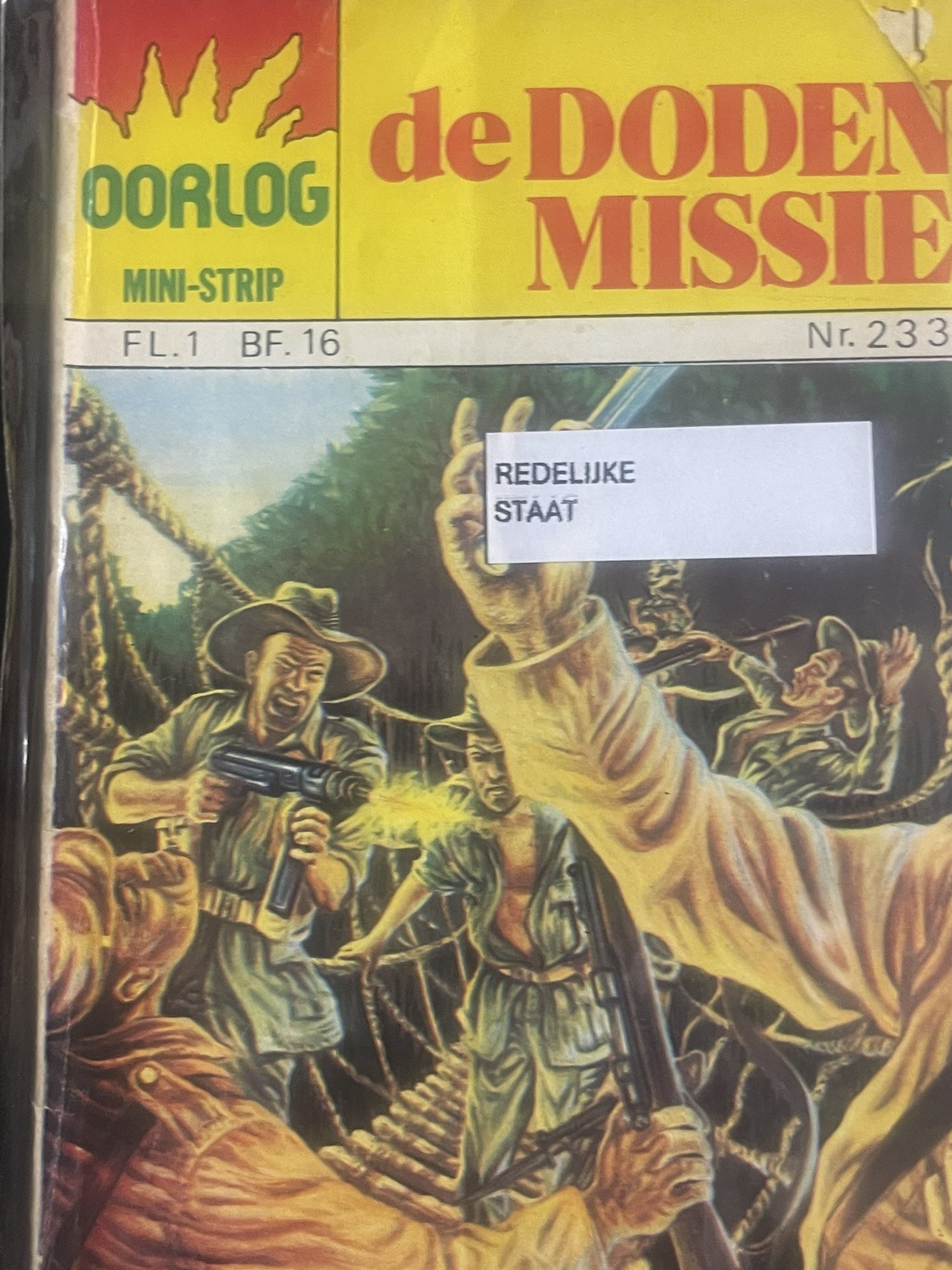 Cover van De doden missie