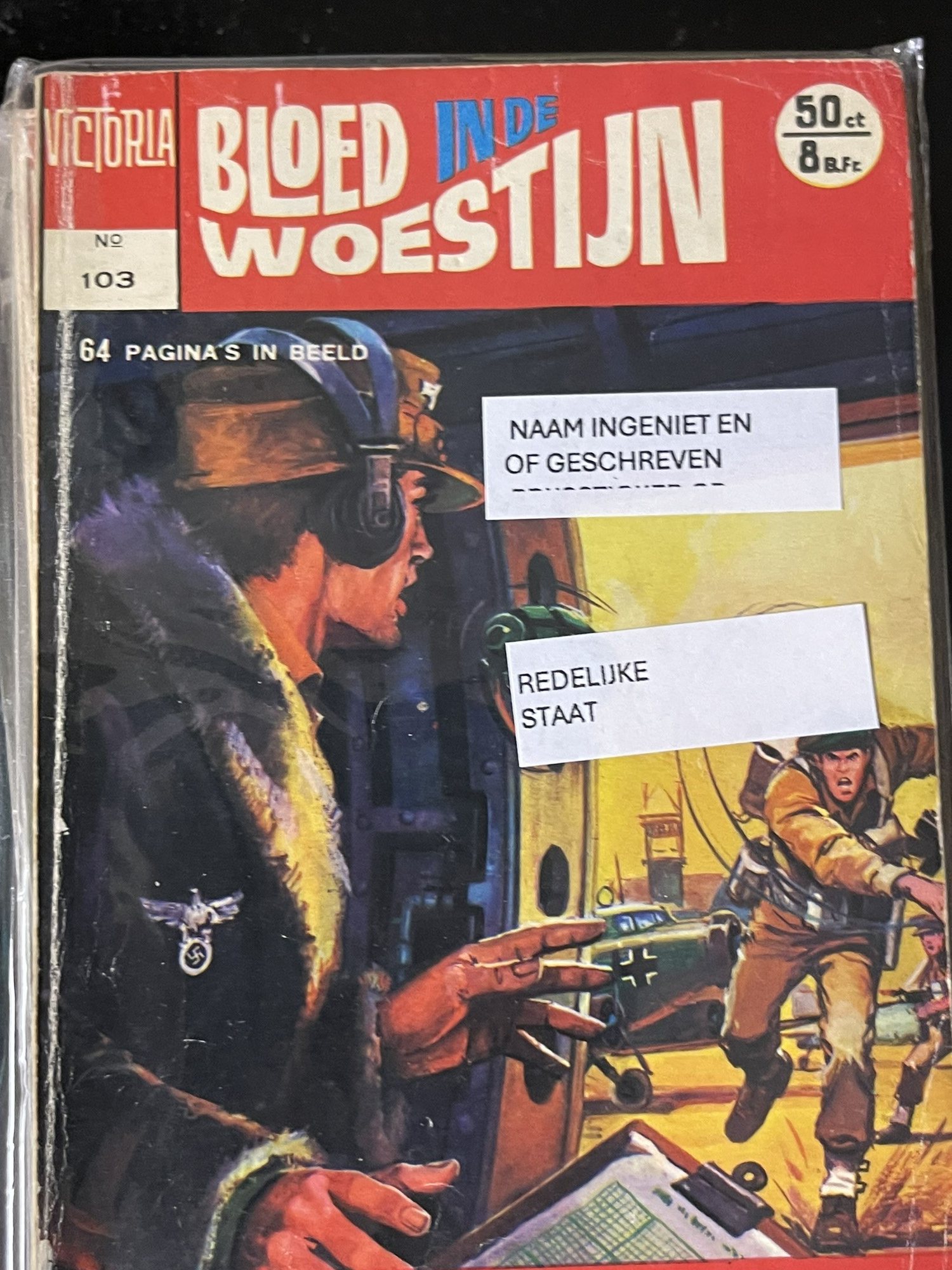 Cover van Bloed in de woestijn
