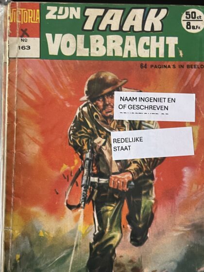 Cover van Zijn taak volbracht