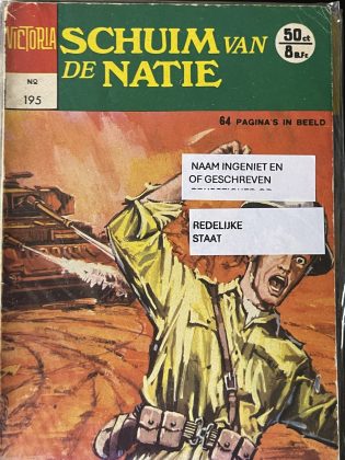 Cover van Schuim van de natie