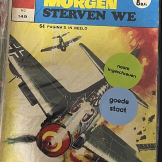 Cover van Morgen sterven we