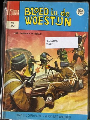 Cover van Bloed in de woestijn